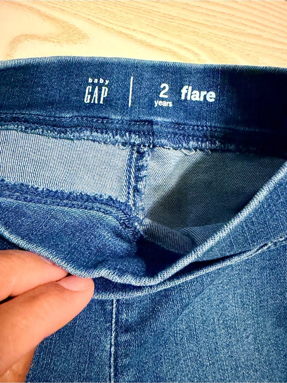 Baby GAP Dark Blue Flare Stretch Jeans Size 2T